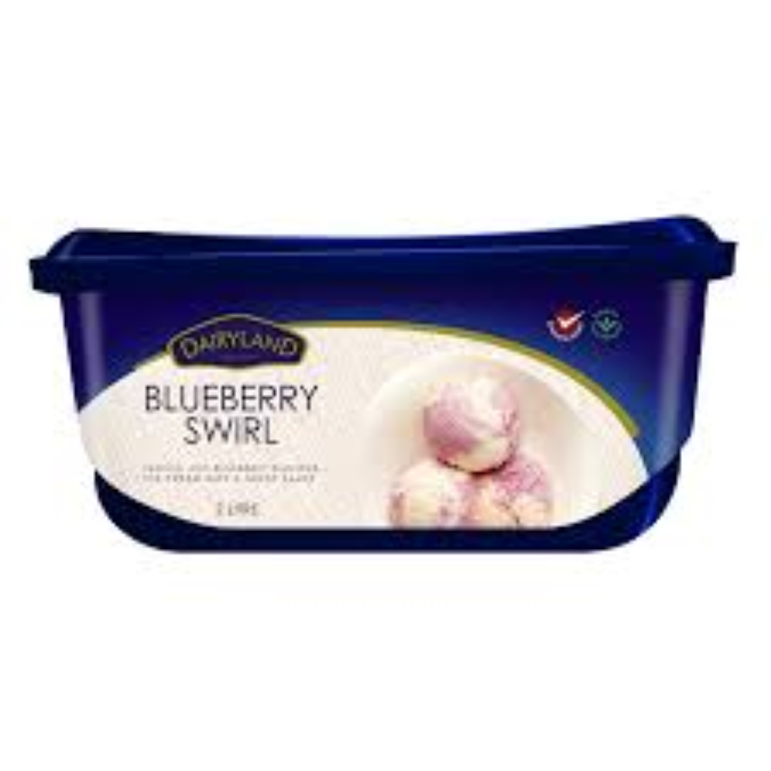 DAIRYLAND BLUEBERRY SWIRL 2LT